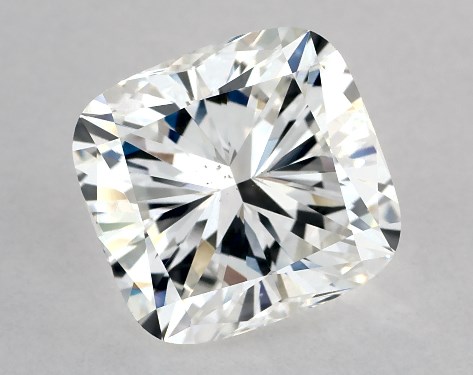 This 3.01 carat cushion modified diamond H color SI1 clarity has Ideal proportions and a diamond grading report from GIA